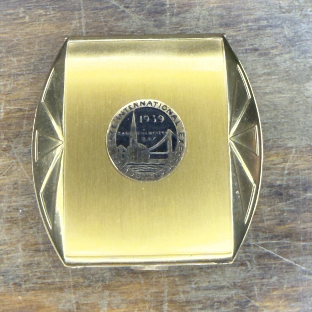 Vintage 1939 Golden Gate International Exposition Compact San Francisco